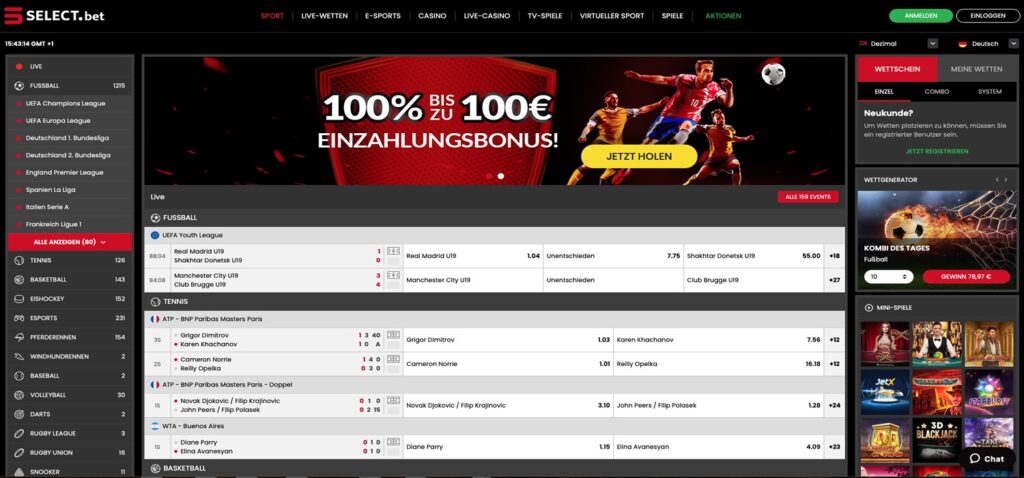 Select.bet Sportwetten