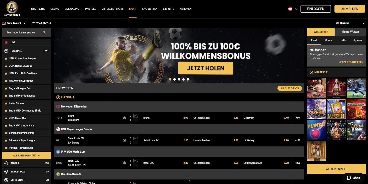 Olympusbet Bonus