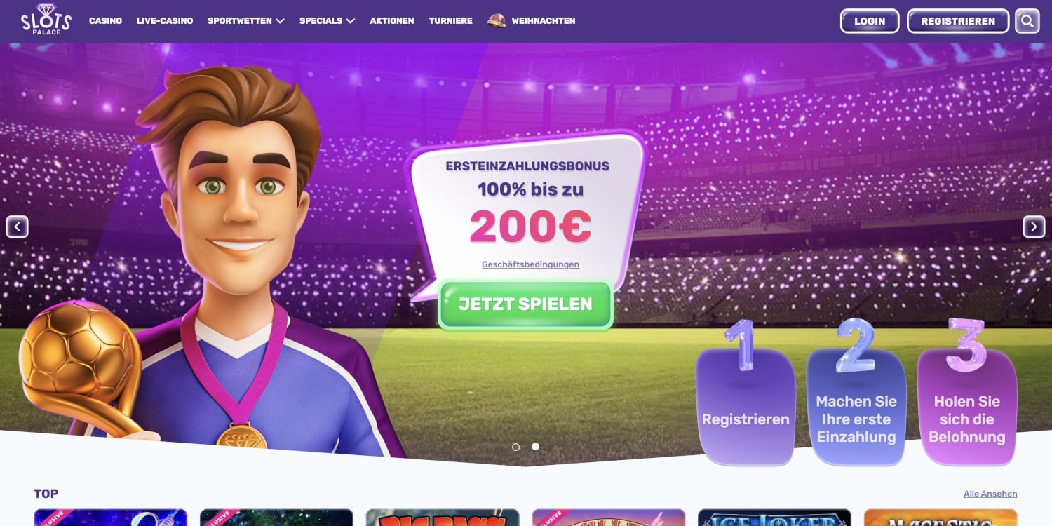 Slotspalace Sport Bonus
