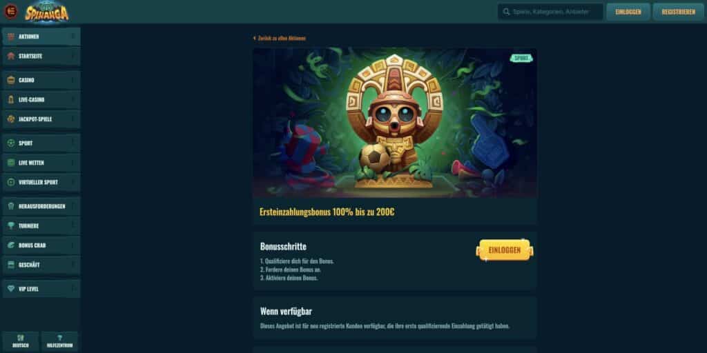 Spinanga Bonus