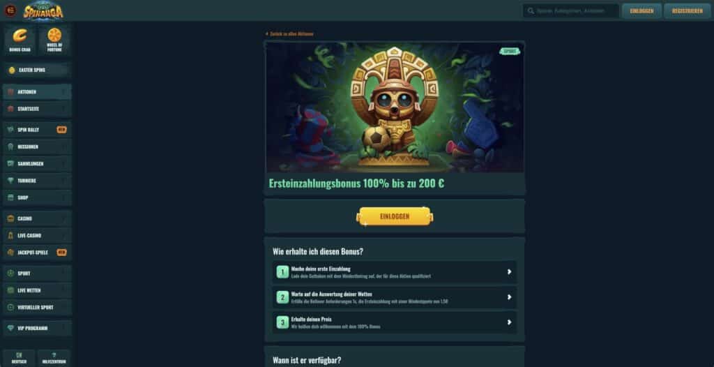 Spinanga Bonus