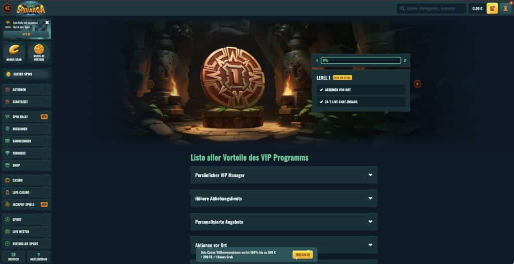 Spinanga VIP