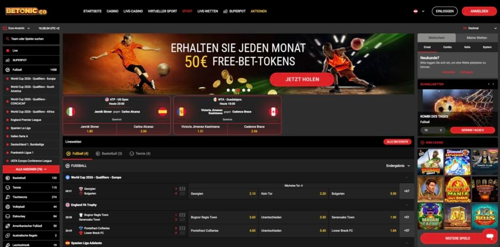 Betonic Sportwetten
