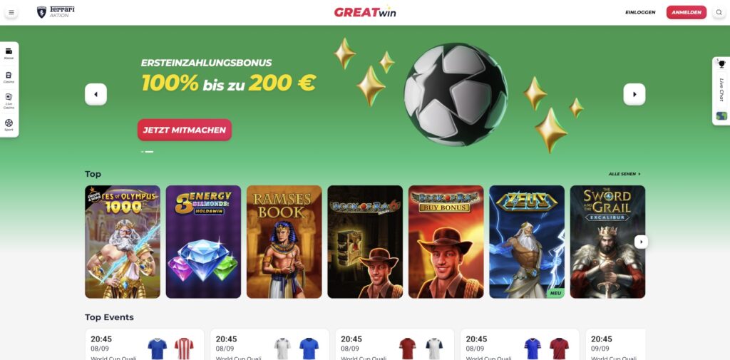 GreatWin Bonus