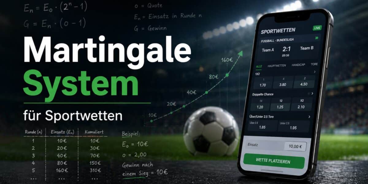 Martingale System für Sportwetten