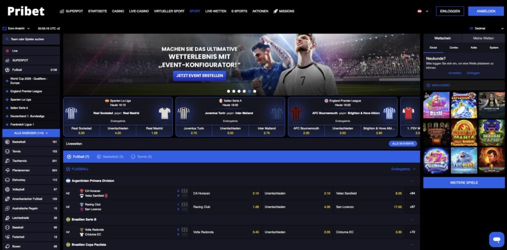 Pribet Sportwetten
