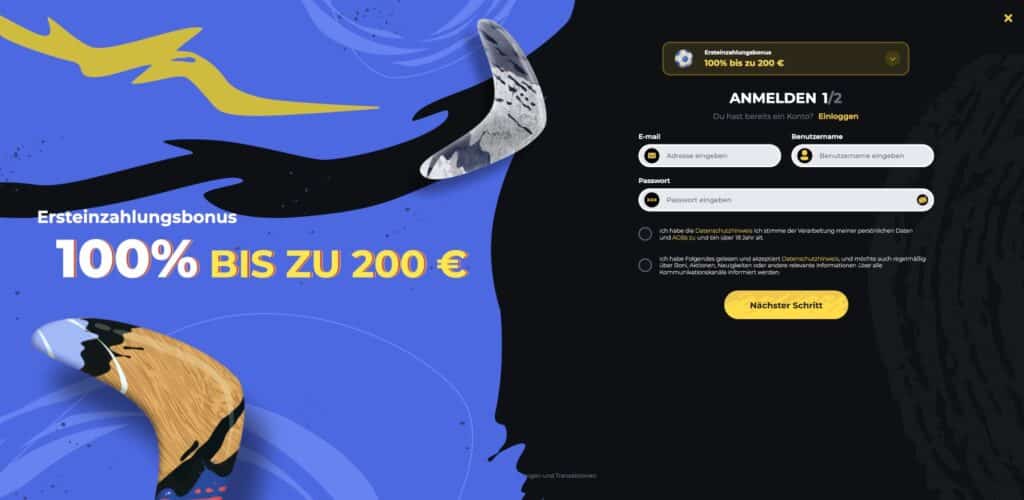 Boomerang Sportwetten Bonus