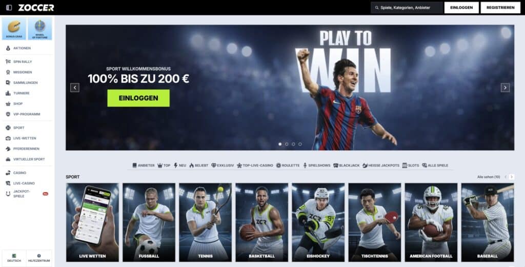 Zoccer Bonus
